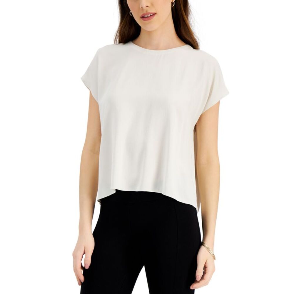 Eileen Fisher Womens Silk Top